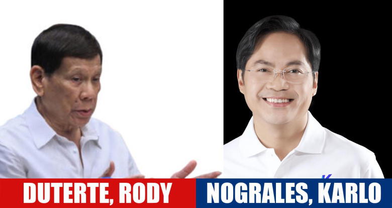 Kung karon ang election, kinsa sa mga personalities ang inyong botohan sa mga kandidato sa pagka-Mayor sa Davao City?