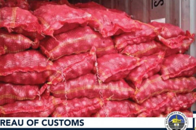 P14-M gipayuhot nga sibuyas, nakumpiska sa Bureau of Customs- Cagayan de Oro City