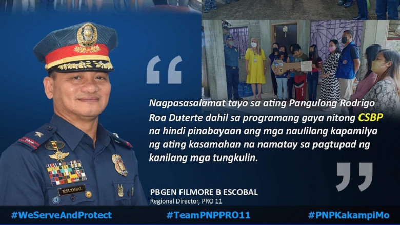 Gov’t provides housing units to families of 3 slain cops