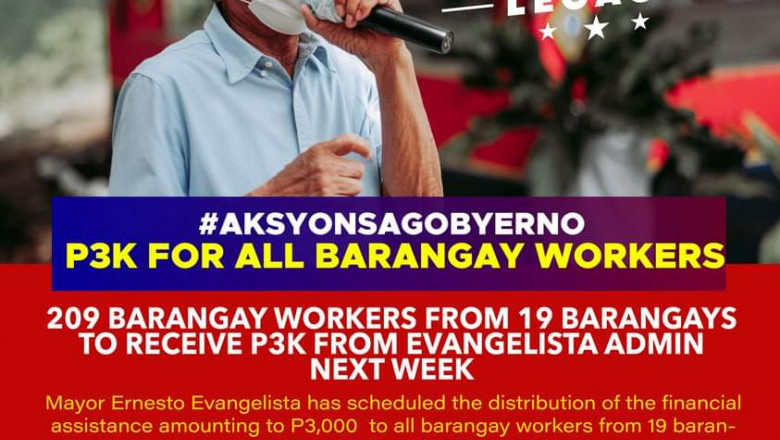 Barangay workers in Santo Tomas to get compensation from municipal government