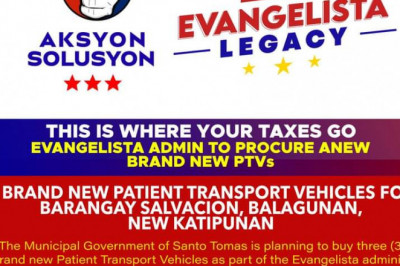 Santo Tomas to buy Patient Transport Vehicles for 3 barangays