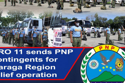 Regional Police 11 sends team to help victims of Typhoon Odette