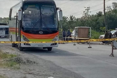 Pampasaherong bus sumabog sa bayan ng Aleosan, Cotabato