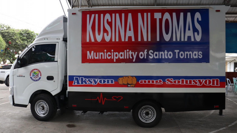 Santo Tomas town acquires P2.4-M brand new mobile kitchen to boost disaster response