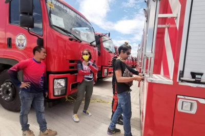 Santo Tomas' brand new firetruck to arrive next week