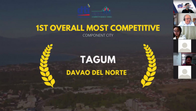 DTI 11 hails LGUs in 5th Davao Region Competitiveness Awarding