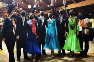 Tibungco Dancesport Team won 6 trophies in Cebu Open Dancesport Championship 2022