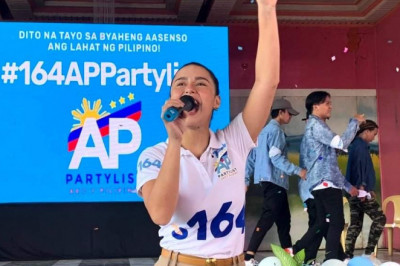 Actress Yassi Pressman campaigns AP Partylist in Iligan, Surigao, and Siargao grand rallies