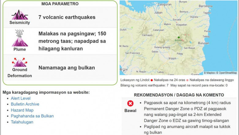 Duterte appeals to residents near Mt. Bulusan to follow government orders