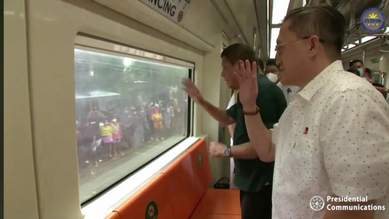 Duterte leads opening of Lucena-San Pablo Commuter railway line