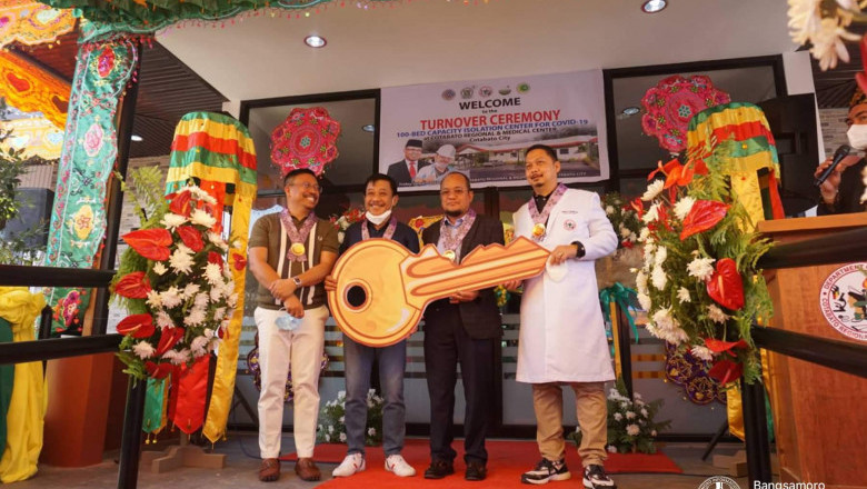 BARMM's Ministry of Public Works turn-over P27-M COVID-19 isolation center to CRMC