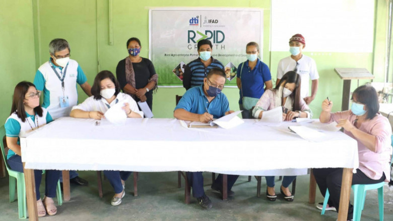 3 Davao Region farmers' coop sign Matching Grant Agreement