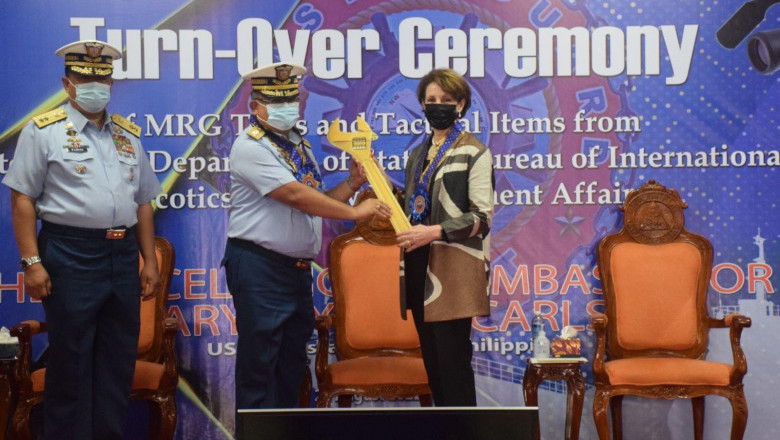 U.S. donates  P11-M equipment to boost PCG  capabilities