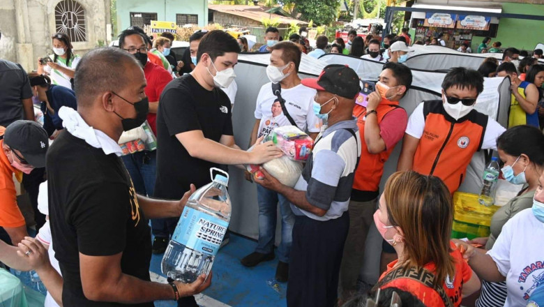 Bucana fire victims get aid from Rep.  Duterte's office