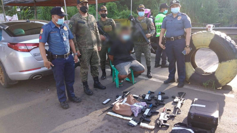 2 active soldiers in illegal guns nabbed