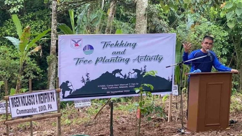 10th ID soldiers initiates tree planting within its camp