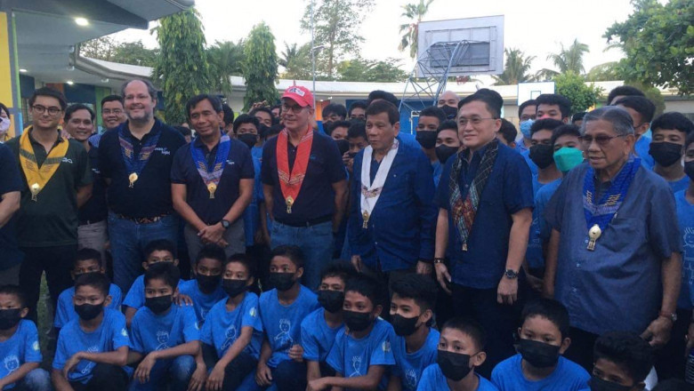 Ex-President Duterte leads turnover of P8-M renovated Boystown Davao