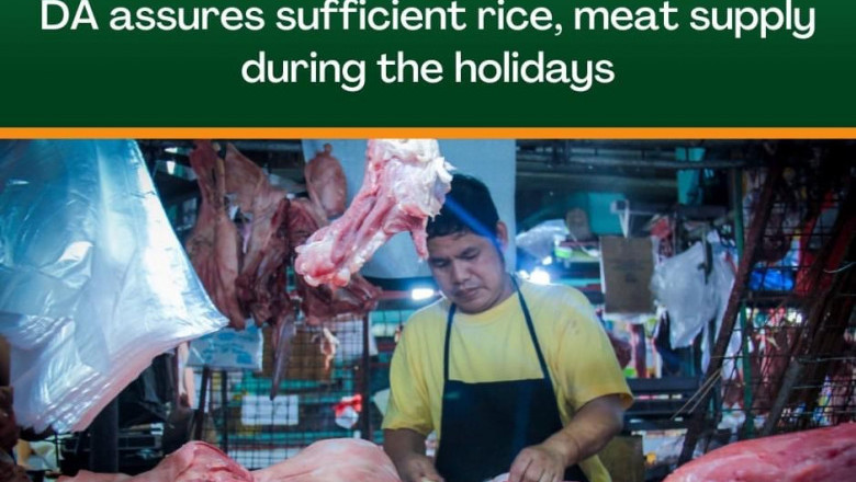 DA assures sufficient rice, meat supply during the holidays