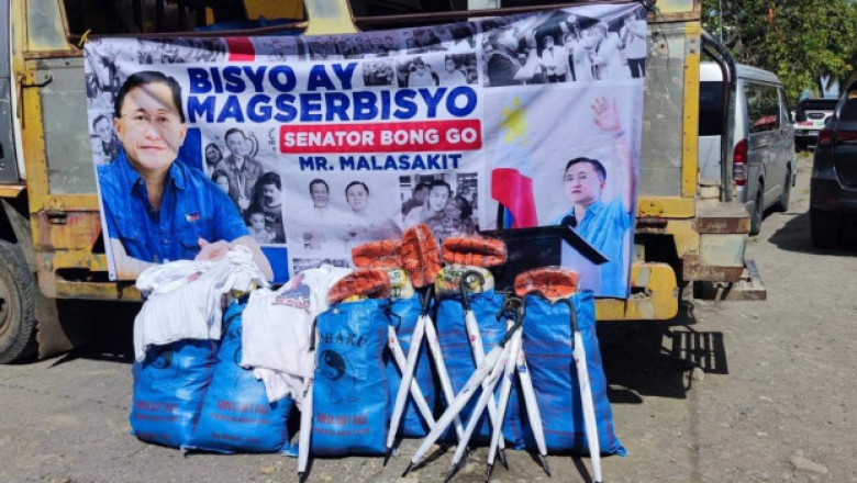 Bong Go helps more typhoon Paeng victims in Pigcawayan and Aleosan, North Cotabato
