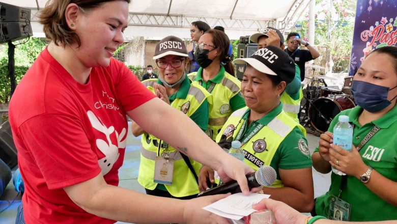 VP Sara graces traditional ‘Pahalipay sa Taal’ gift-giving in Davao City