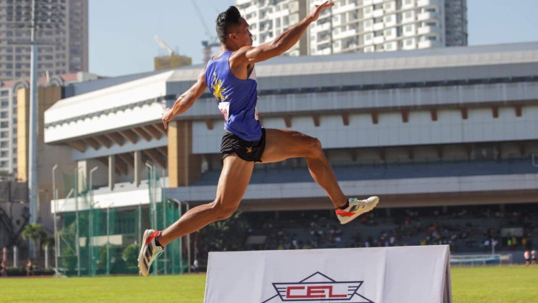 Injured Filipino trackster gets bronze in  Kazakhstan