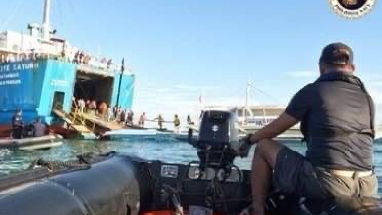 Mga pasahero sa misadsad nga roro sa Bohol, naluwas sa Navy
