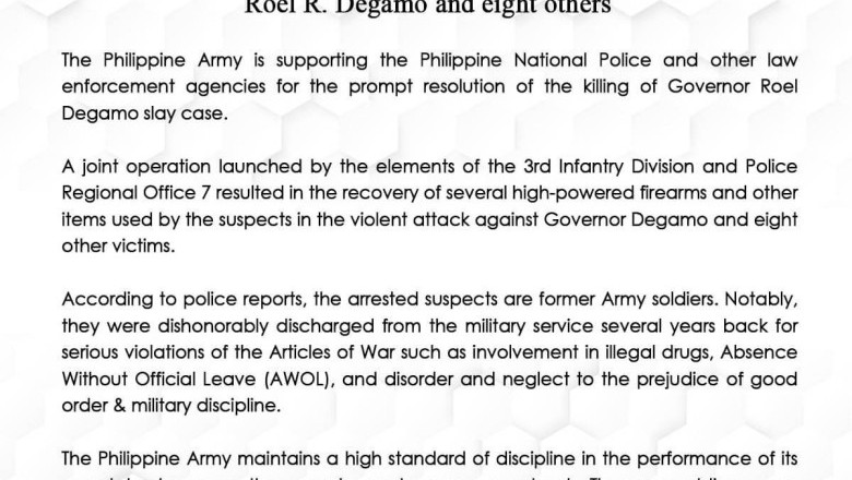 Mga scalawag nga sundalo, di kunsitihon sa Army