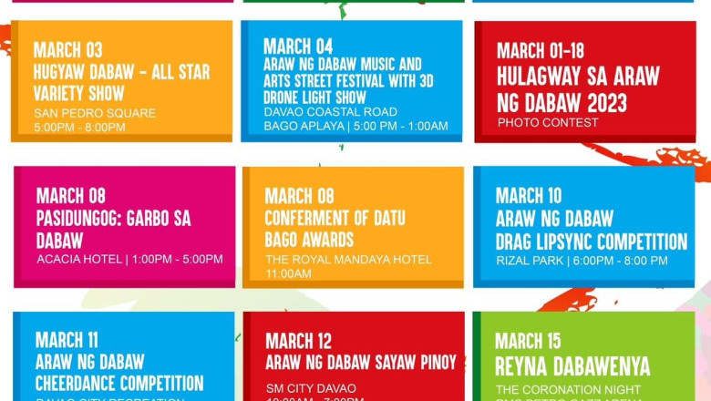 Despite series of quakes, Araw ng Dabaw to push through