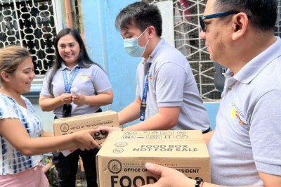 OVP releases third tranche of food boxes for Davao fire victims