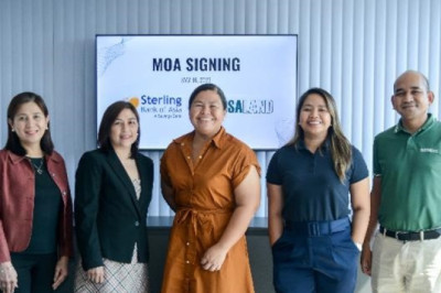 Sterling Bank of Asia Inks Partnership with Damosa Land Inc.