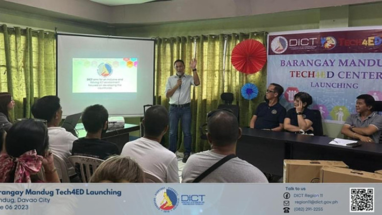 DICT-11 launches first barangay-based Tech4ED center in Mandug