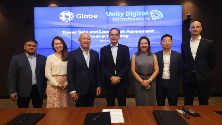 Globe, Aboitiz celebrate tower deal; vow to work together for transformative change in PH