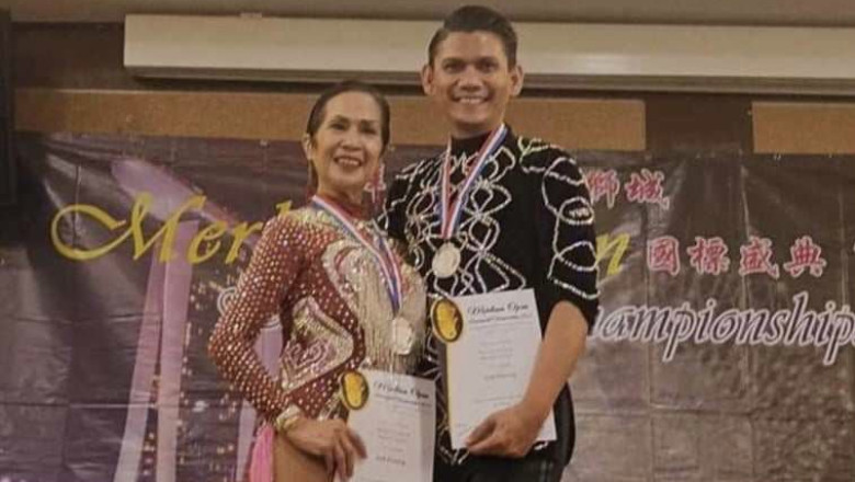 Dabawenyo dancing duo copped 5 medals in Singapore dancesport tilt