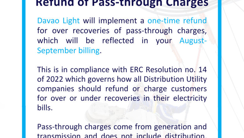 Davao Light customers to get refund of ‘pass-through charges’
