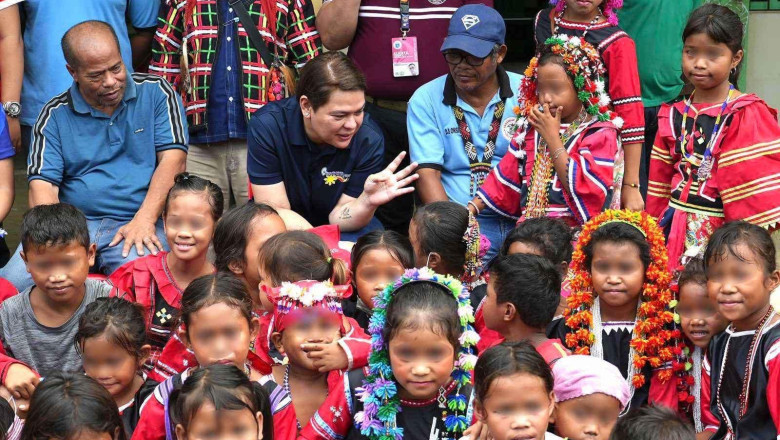 VP Sara joins Brigada Eskwela in far-flung Davao schools