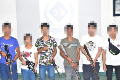 1 NPA rebel dies, 6 others surrender in Caraga, Northern Mindanao