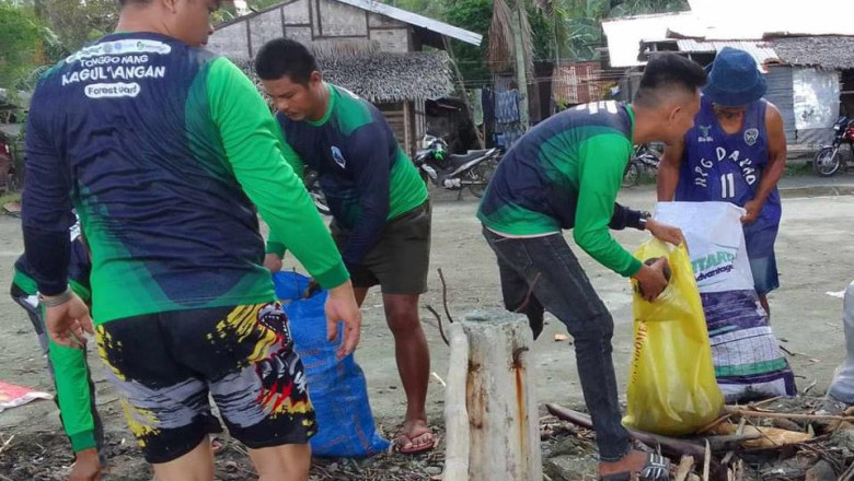 Volunteers collect 167 sacks of garbage in Davao Oriental province-wide cleanup