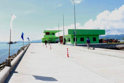 Fishport complex sa Mati City, abri na