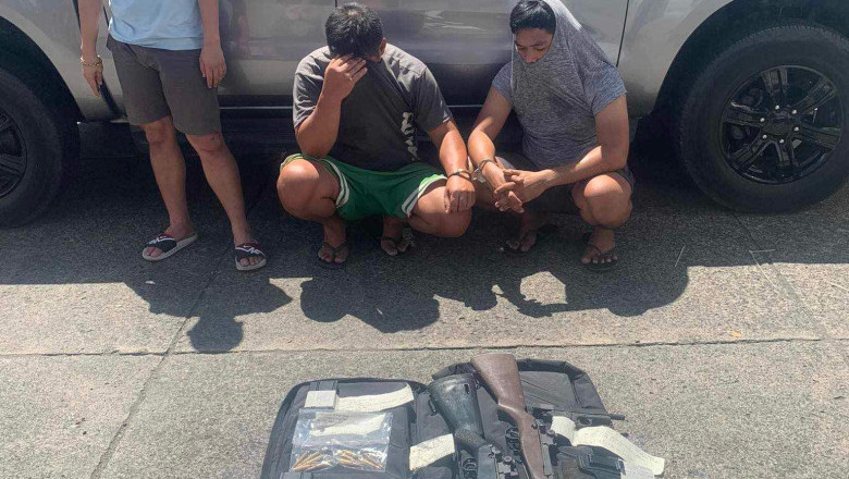 Ex-Army, driver nabbed with several guns, bullets
