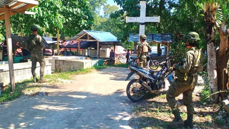 Military, police keep security during 'Undas' 2023