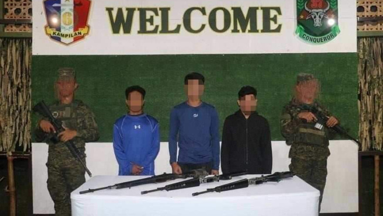 3 rebeldeng NPA, nisurender sa Sultan Kudarat