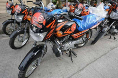 Davao City 1st Dist brgy. police  get motorcycle equipment