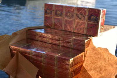 Navy seizes P4-M worth of smuggled cigarettes in Balut Island