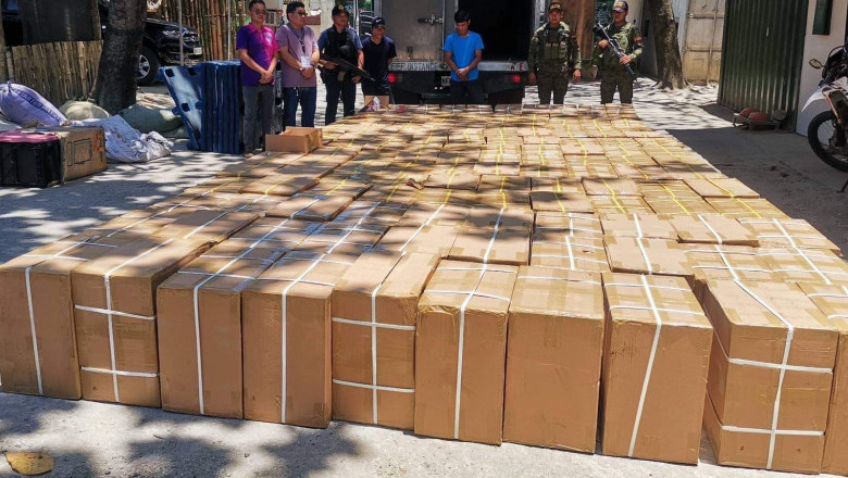 P4.7-M worth of smuggled cigarettes seized in checkpoint