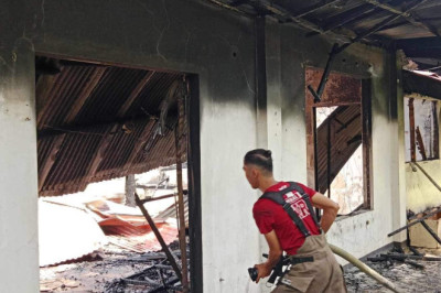 6 rooms ugdaw sa sunog sa compound sa USEP Mintal