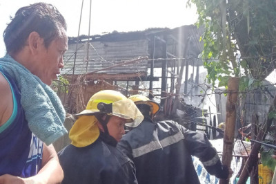 12 pamilya apektado sa sunog  sa Talomo Proper