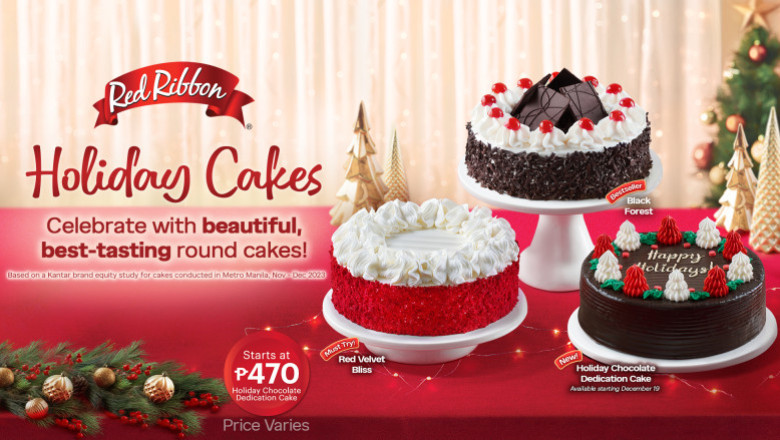 Complete your merry celebrations with Red Ribbon’s Holiday Cakes