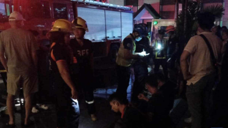 6 restaurant workers injured in Damosa fire