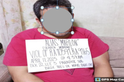NEGOSYANTE SA DIGOS CITY, NAKUHAAN UG PUSIL, DROGA