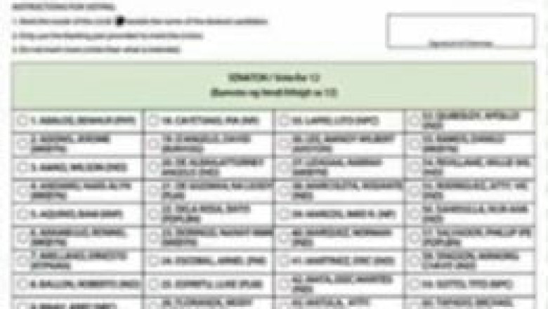 I-shade ug tama ang “circle” sa balota aron boto maihap